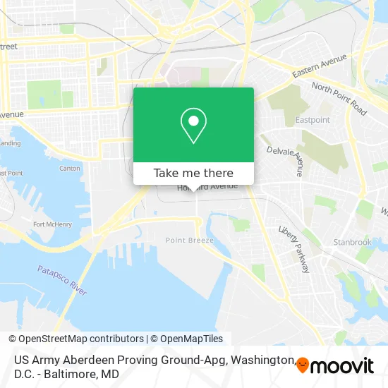 US Army Aberdeen Proving Ground-Apg map