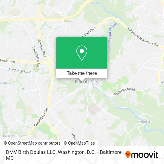 DMV Birth Doulas LLC map