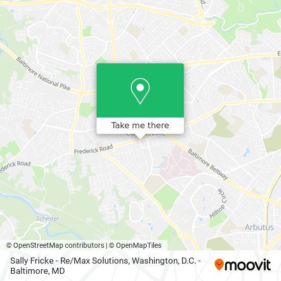 Mapa de Sally Fricke - Re / Max Solutions