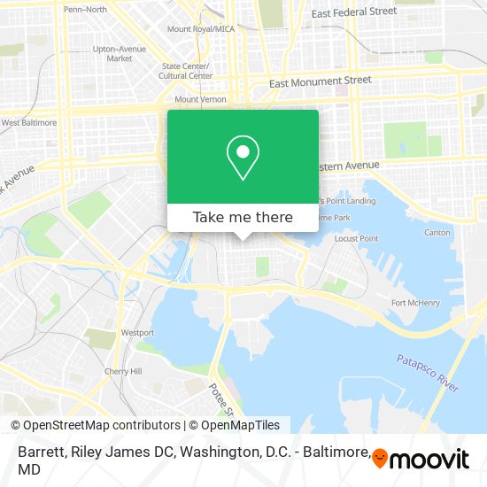 Mapa de Barrett, Riley James DC