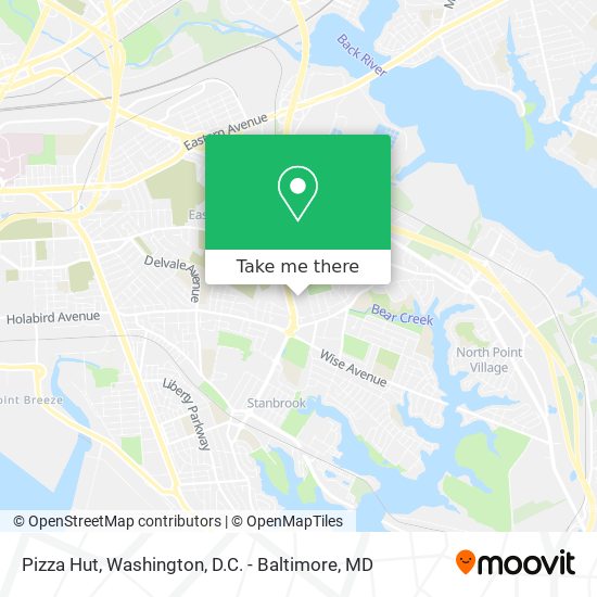 Pizza Hut map