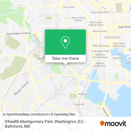Mapa de Xlhealth Montgomery Park