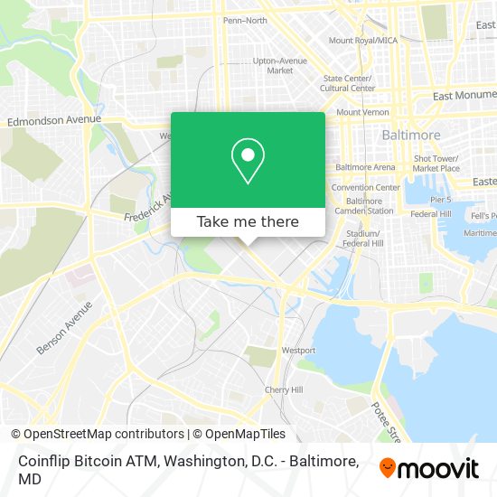 Coinflip Bitcoin ATM map