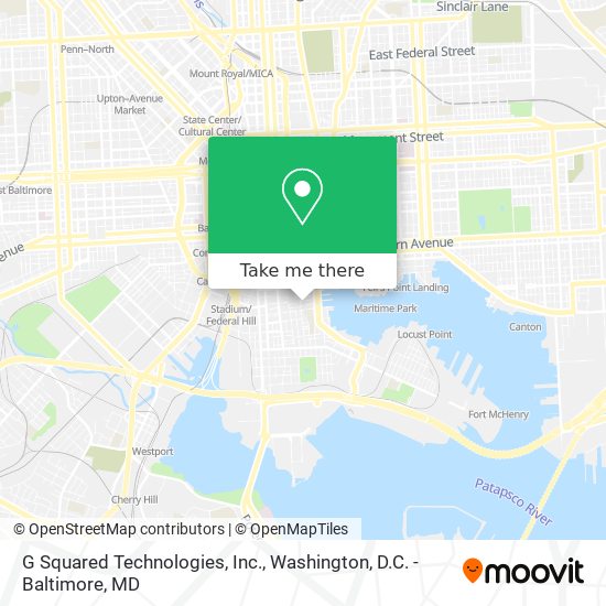 G Squared Technologies, Inc. map