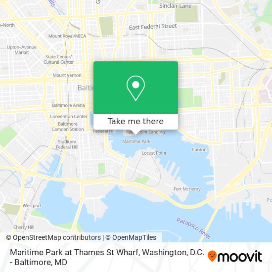 Maritime Park at Thames St Wharf map