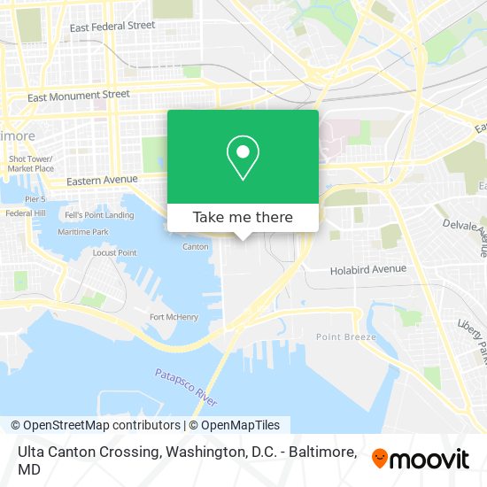 Ulta Canton Crossing map