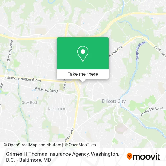 Grimes H Thomas Insurance Agency map