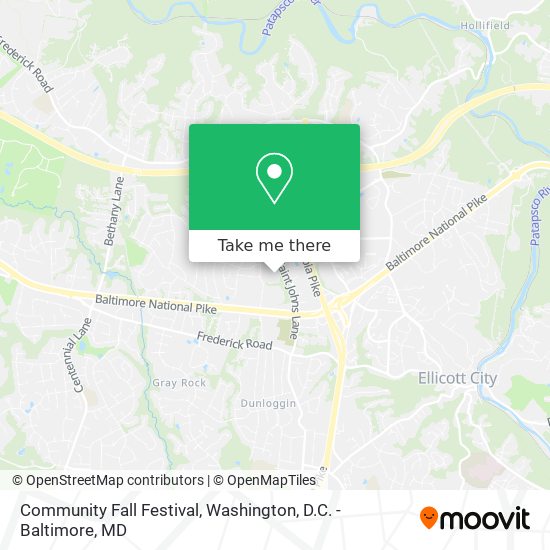 Mapa de Community Fall Festival