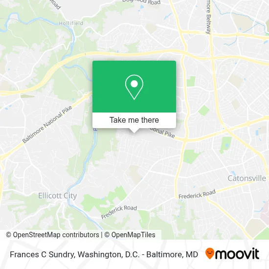 Frances C Sundry map