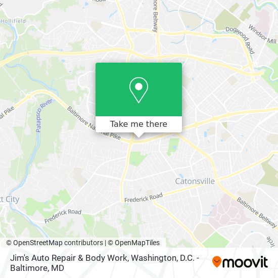 Mapa de Jim's Auto Repair & Body Work