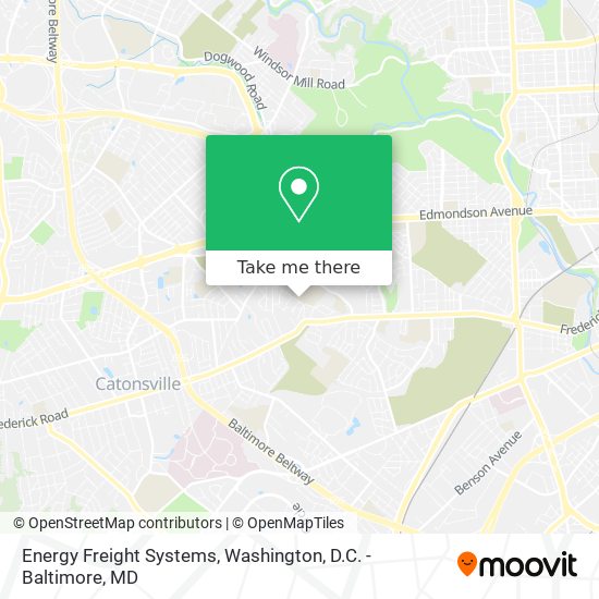 Energy Freight Systems map