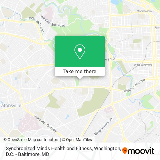 Synchronized Minds Health and Fitness map