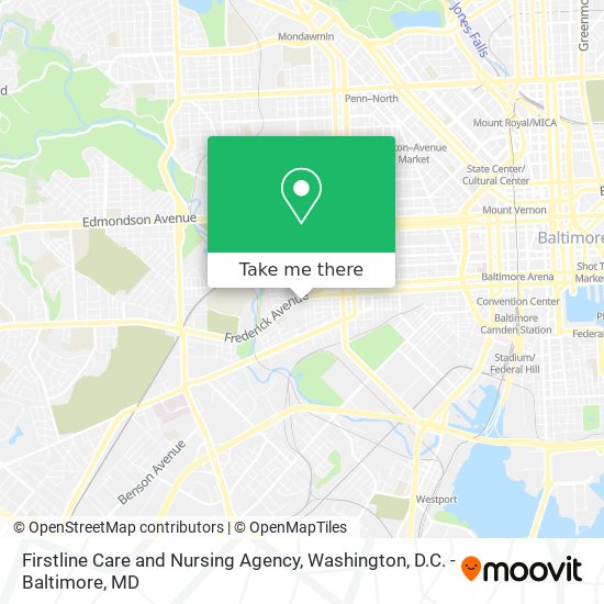 Mapa de Firstline Care and Nursing Agency