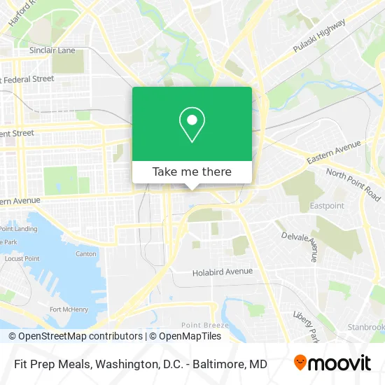 Fit Prep Meals map