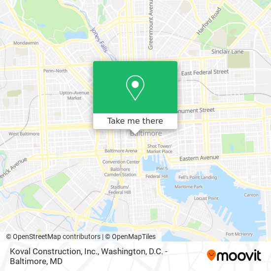 Koval Construction, Inc. map