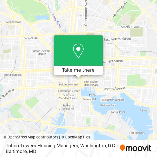 Tabco Towers Housing Managers map