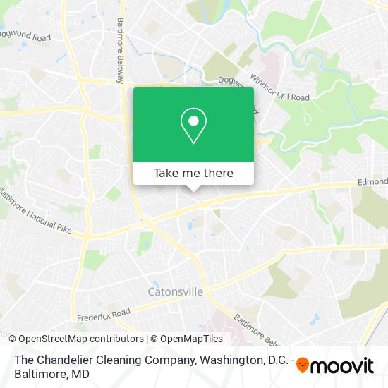 The Chandelier Cleaning Company map