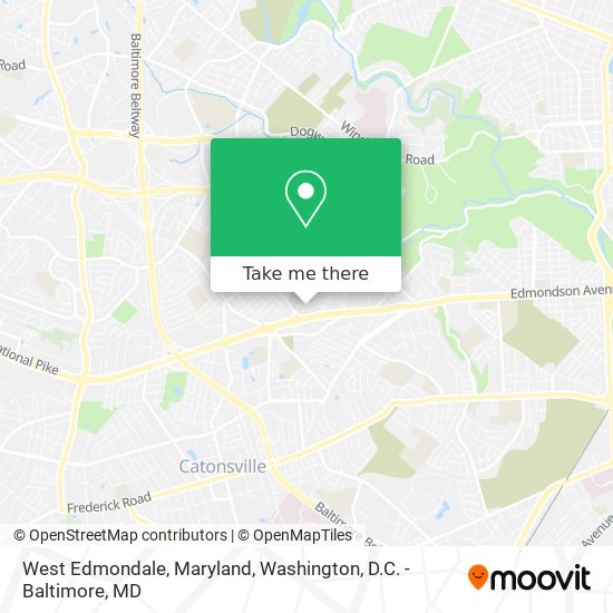 Mapa de West Edmondale, Maryland