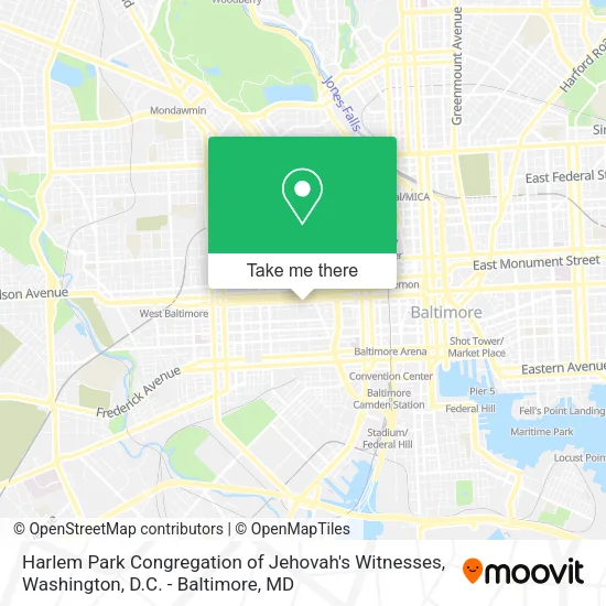 Mapa de Harlem Park Congregation of Jehovah's Witnesses