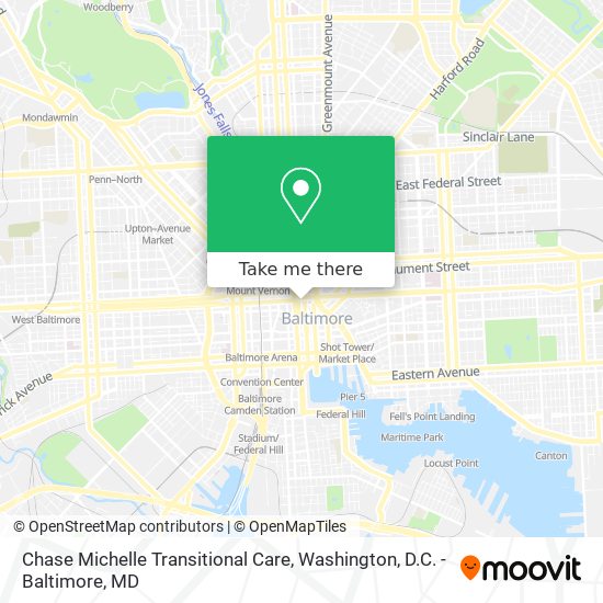 Chase Michelle Transitional Care map