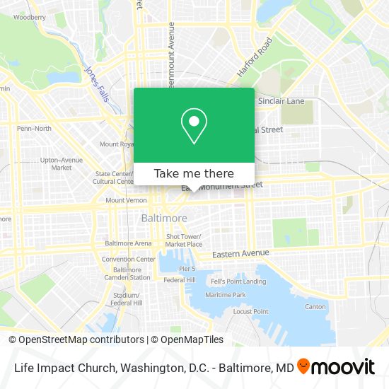 Life Impact Church map