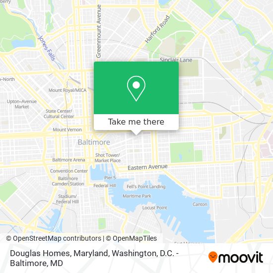 Mapa de Douglas Homes, Maryland