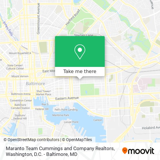 Maranto Team Cummings and Company Realtors map