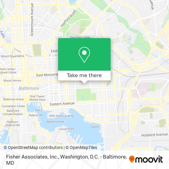 Fisher Associates, Inc. map