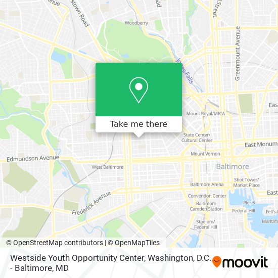 Mapa de Westside Youth Opportunity Center