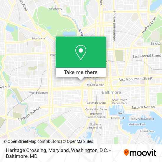 Heritage Crossing, Maryland map