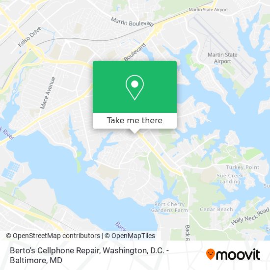 Berto's Cellphone Repair map