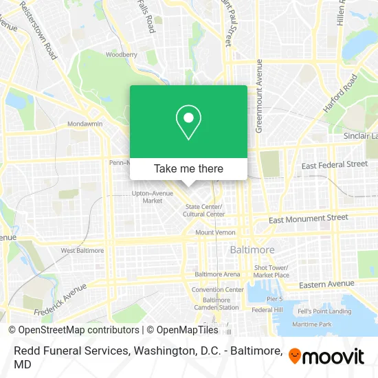 Redd Funeral Services map