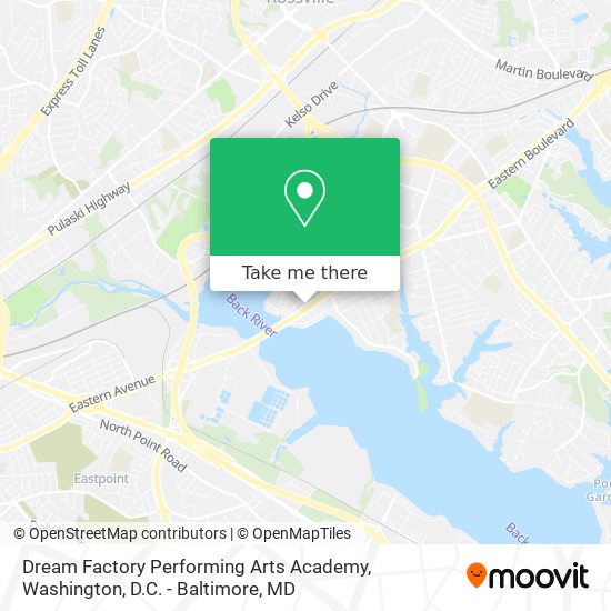 Mapa de Dream Factory Performing Arts Academy