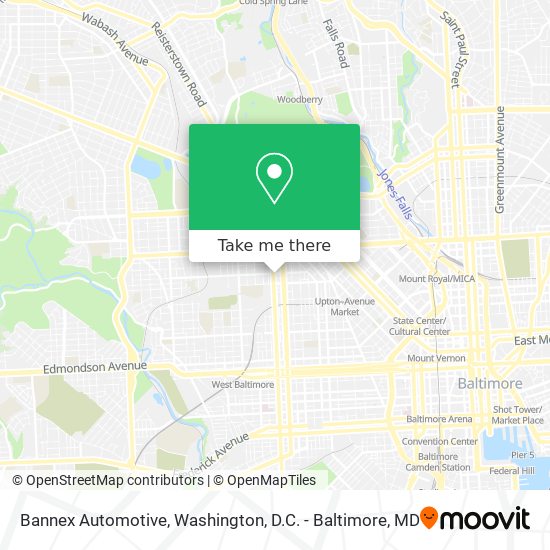 Bannex Automotive map