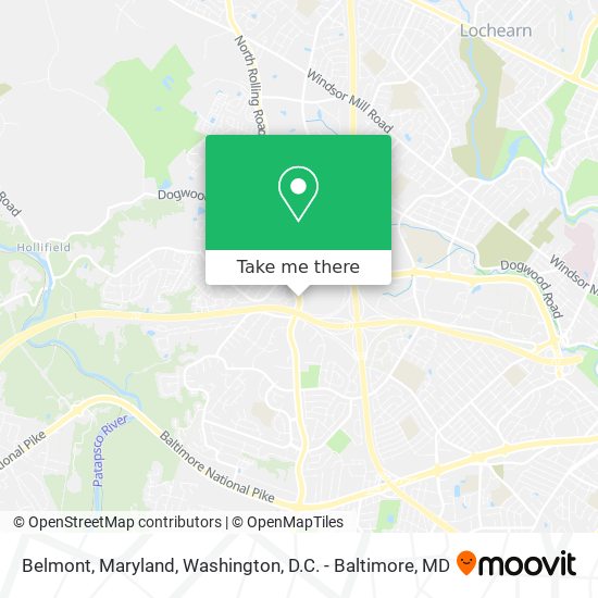 Belmont, Maryland map