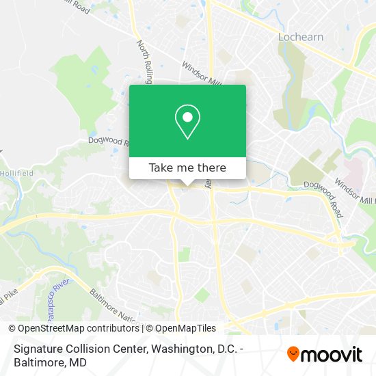 Mapa de Signature Collision Center