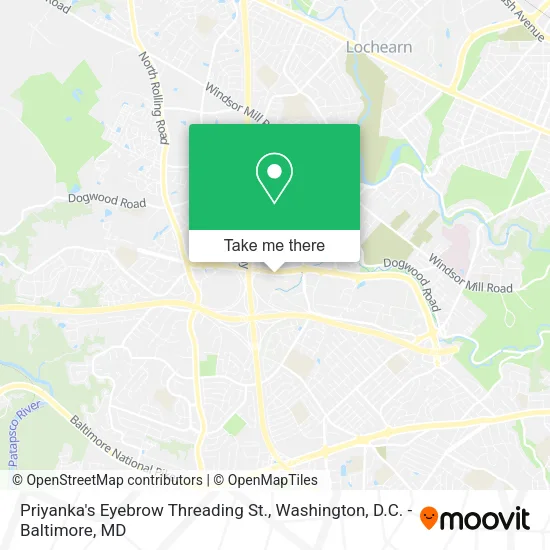 Mapa de Priyanka's Eyebrow Threading St.