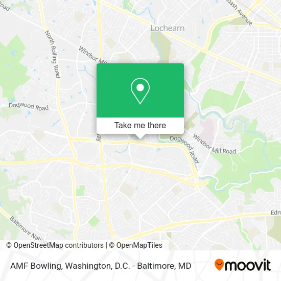Mapa de AMF Bowling