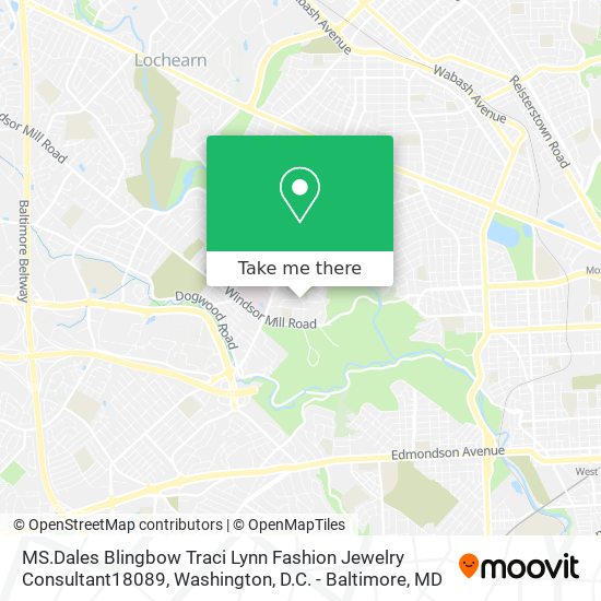 Mapa de MS.Dales Blingbow Traci Lynn Fashion Jewelry Consultant18089