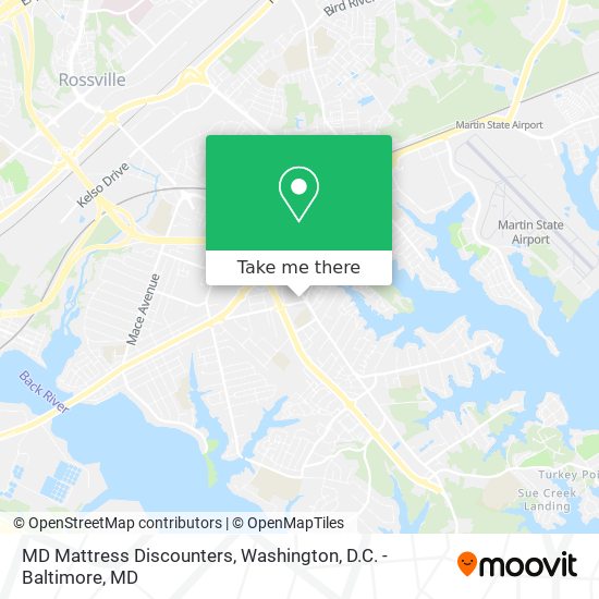 MD Mattress Discounters map