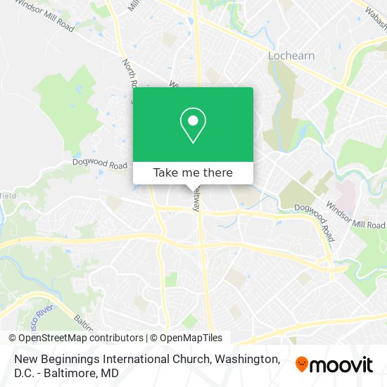 Mapa de New Beginnings International Church