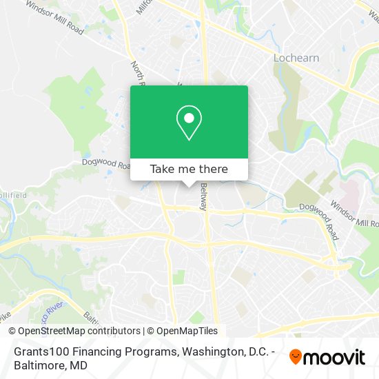 Grants100 Financing Programs map