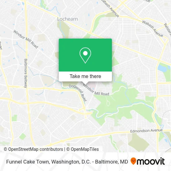 Funnel Cake Town map