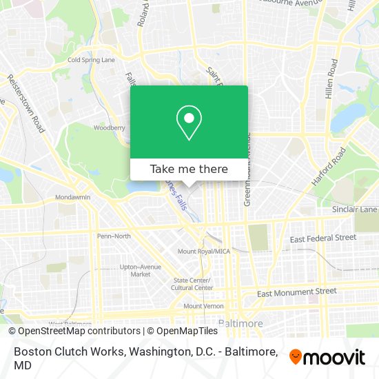 Mapa de Boston Clutch Works