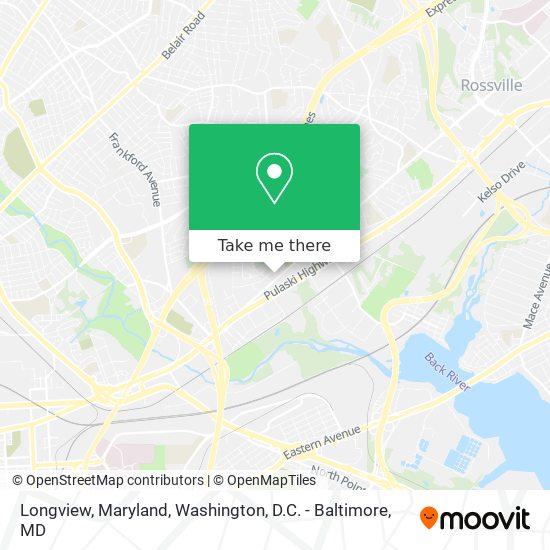 Longview, Maryland map