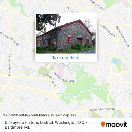 Mapa de Dickeyville Historic District