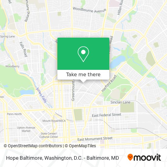 Hope Baltimore map