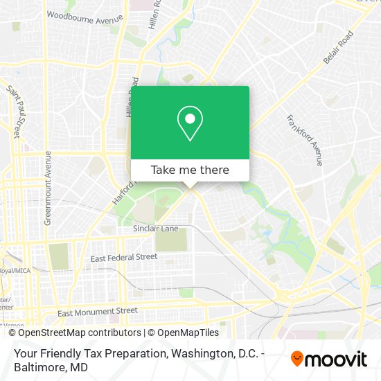 Your Friendly Tax Preparation map