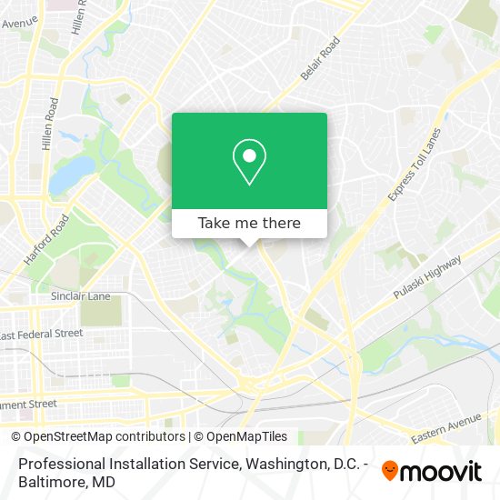 Professional Installation Service map