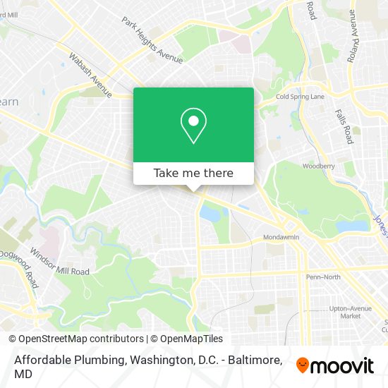 Affordable Plumbing map